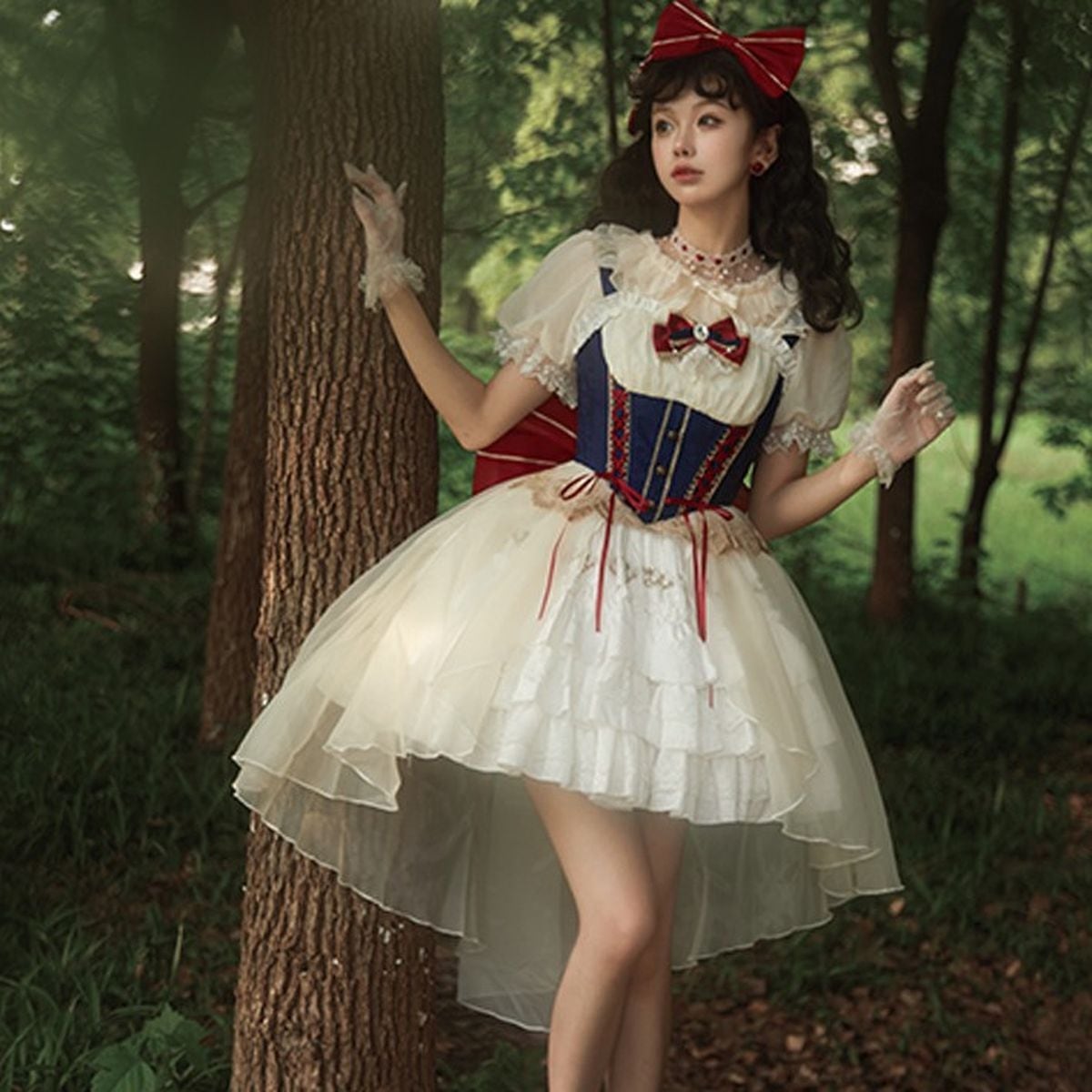 白雪姫風ドレス - ベビードレス