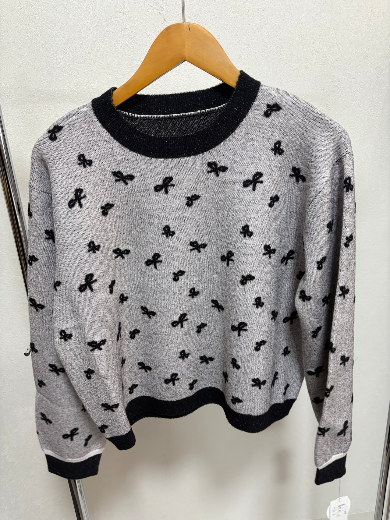 CESTMOILEU リボンインターシャニット 10256064