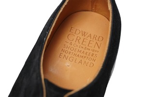 【EDWARD GREEN】DOVER Black Suede 8h D　(Second Hand)