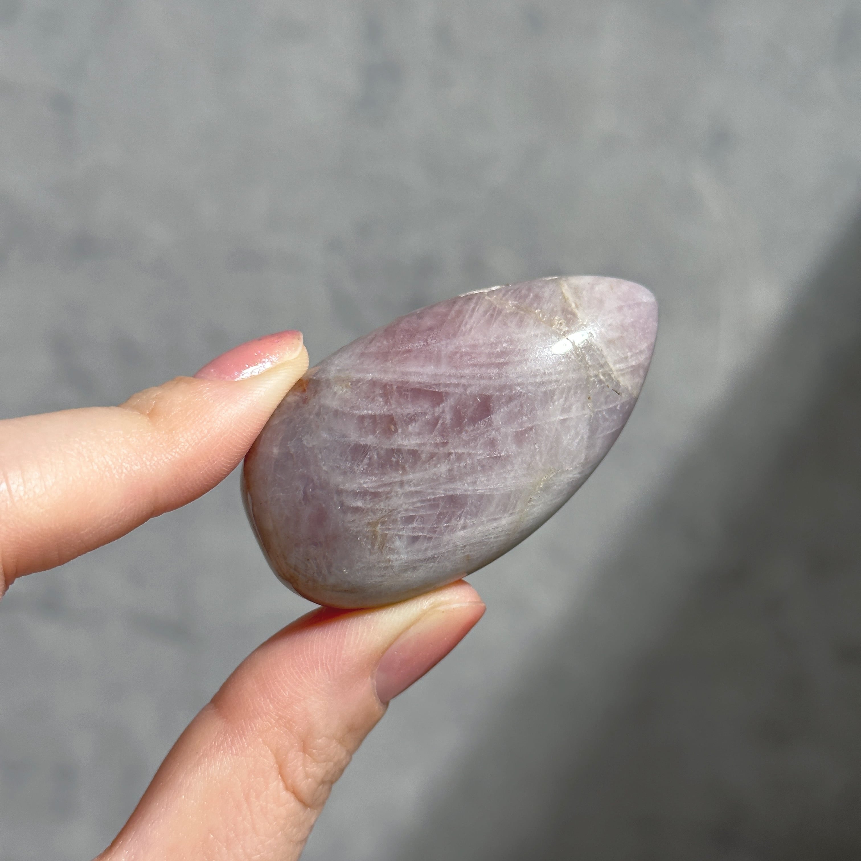 パープルローズクォーツ パームストーン24◇Purple Rose Quartz