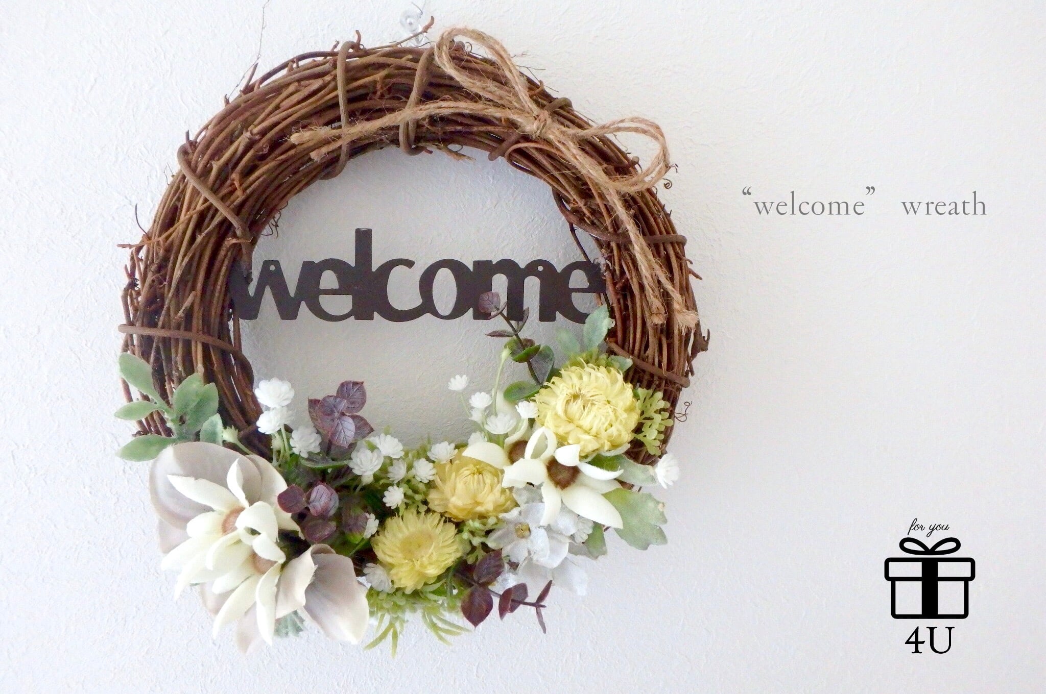 mum様⭐︎確認用 ウェディング ウェルカムスペース フラワーリース付き