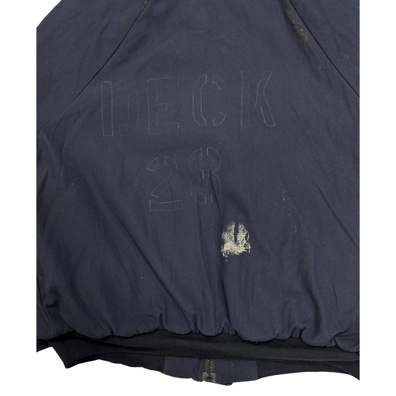 U.S. NAVY SHIPBORD JACKET シップボード ジャケット アメリカ海軍 デッキジャケット size:XX-LARGE 後ろステンシル入り&ペンキ JACKET,SHIPBORD,COLD WEATHER,FLAME RESISTANT 【Used ユーズド】【中古】(8415-01-495-0894-deck28paint) | TIMES ARE CHANGIN' U.S. NAVY SHIPBORD JACKET シップボード ジャケット アメリカ海軍 デッキジャケット size:XX-LARGE 後ろステンシル入り&ペンキ JACKET,SHIPBORD,COLD WEATHER,FLAME RESISTANT 【Used ユーズド】【中古】(8415-01-495-0894-deck28paint) | TIMES ARE CHANGIN'