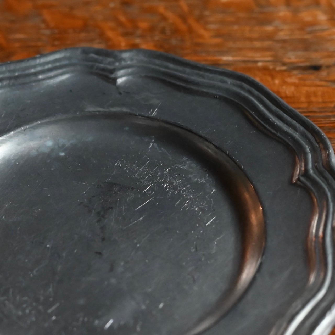 Pewter Plate / ピューター プレート【E】〈 お皿・エタン・収納・店舗