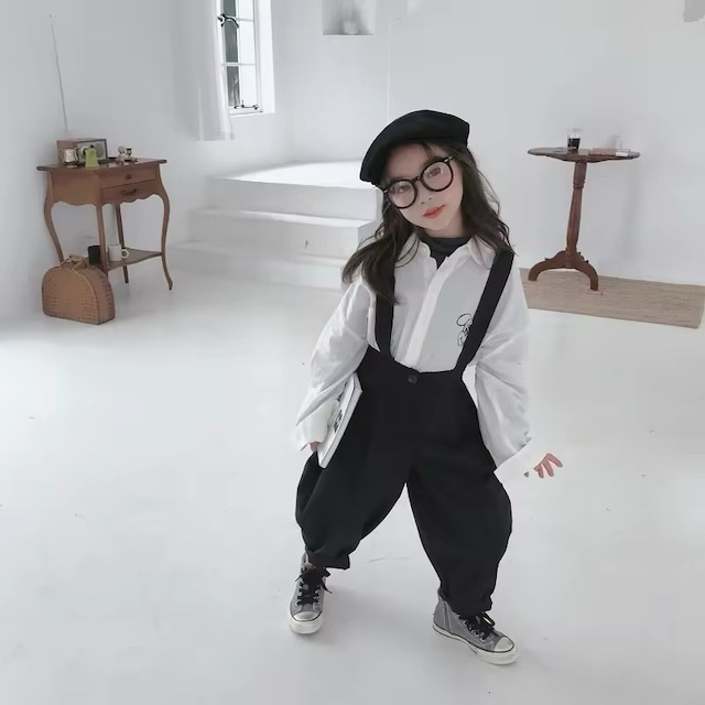 【取寄】だぼっとゆったりバルーンシルエットサロペットパンツ