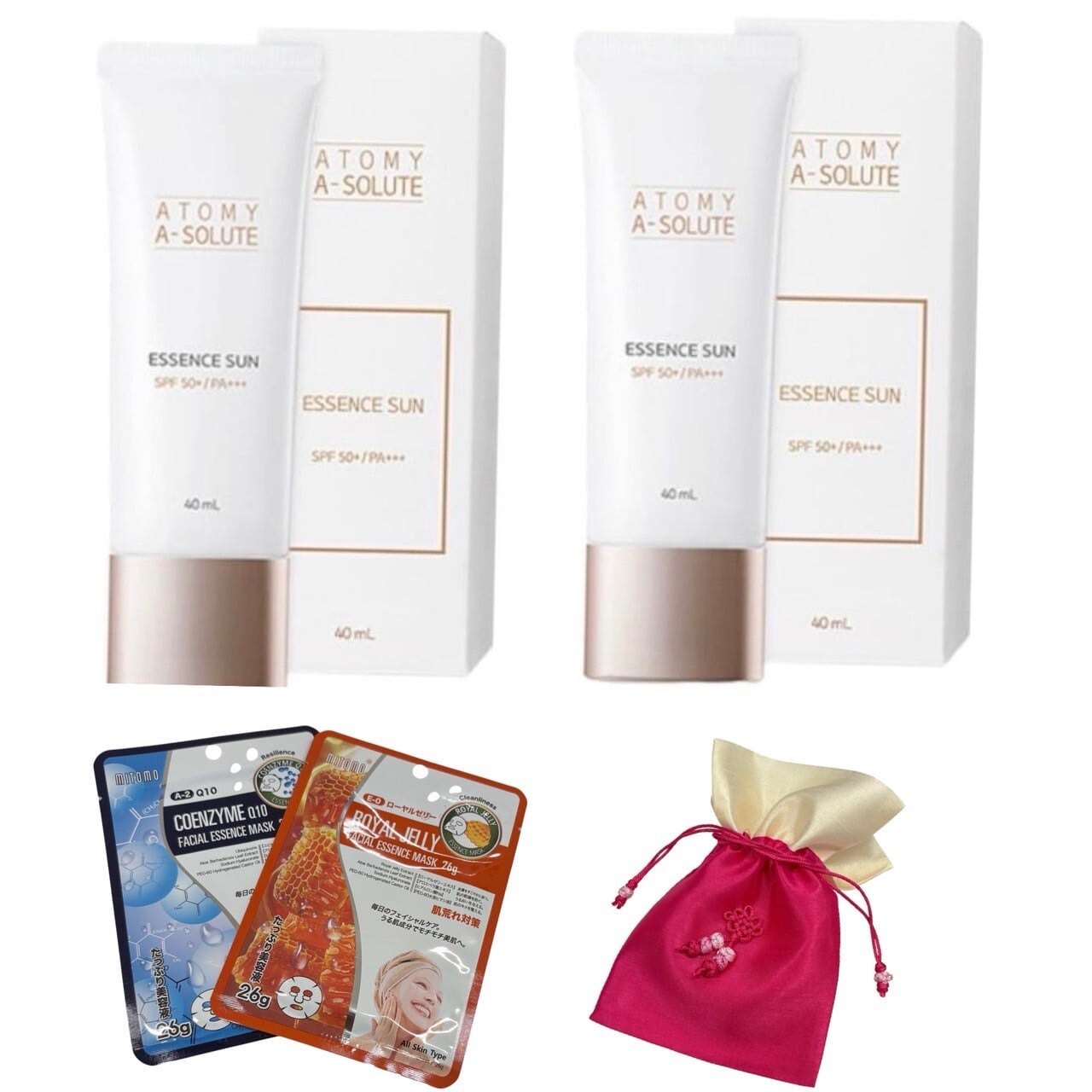 ボディケア 専用 2本セット アトミ エイソルートエッセンスサン 40ml