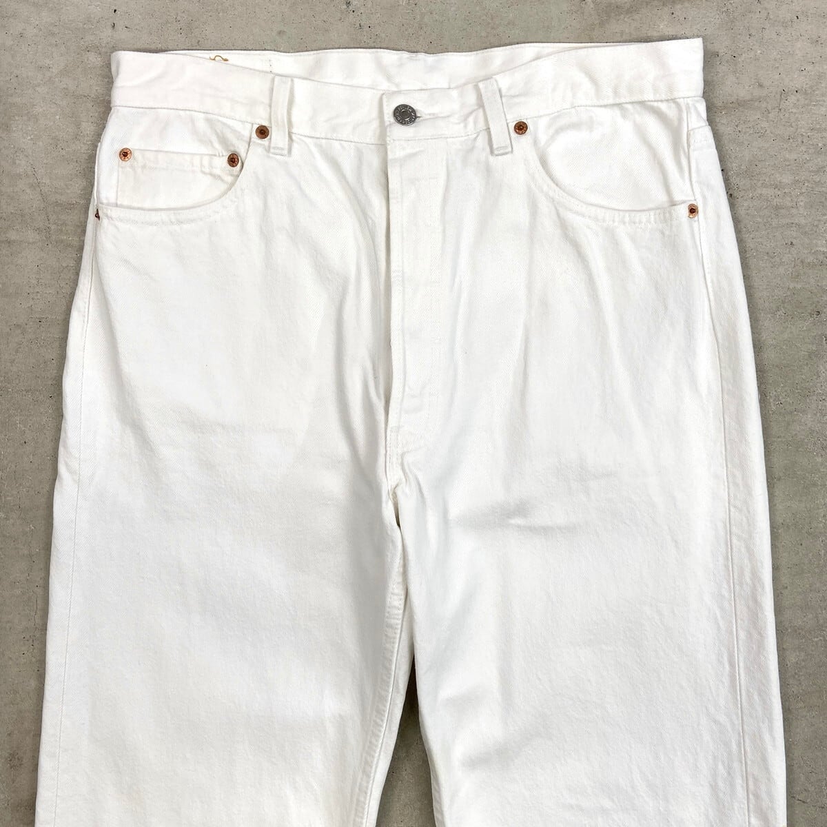 90年代 USA製 Levi's リーバイス 501 ホワイトデニムパンツ ストレート