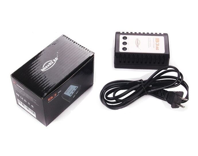 【NH2128】★IMAX B3 リポバランスAC100~240V充電器 2S7.4V&3S11.1Vバランス充電用 1Sも3個同時充電可
