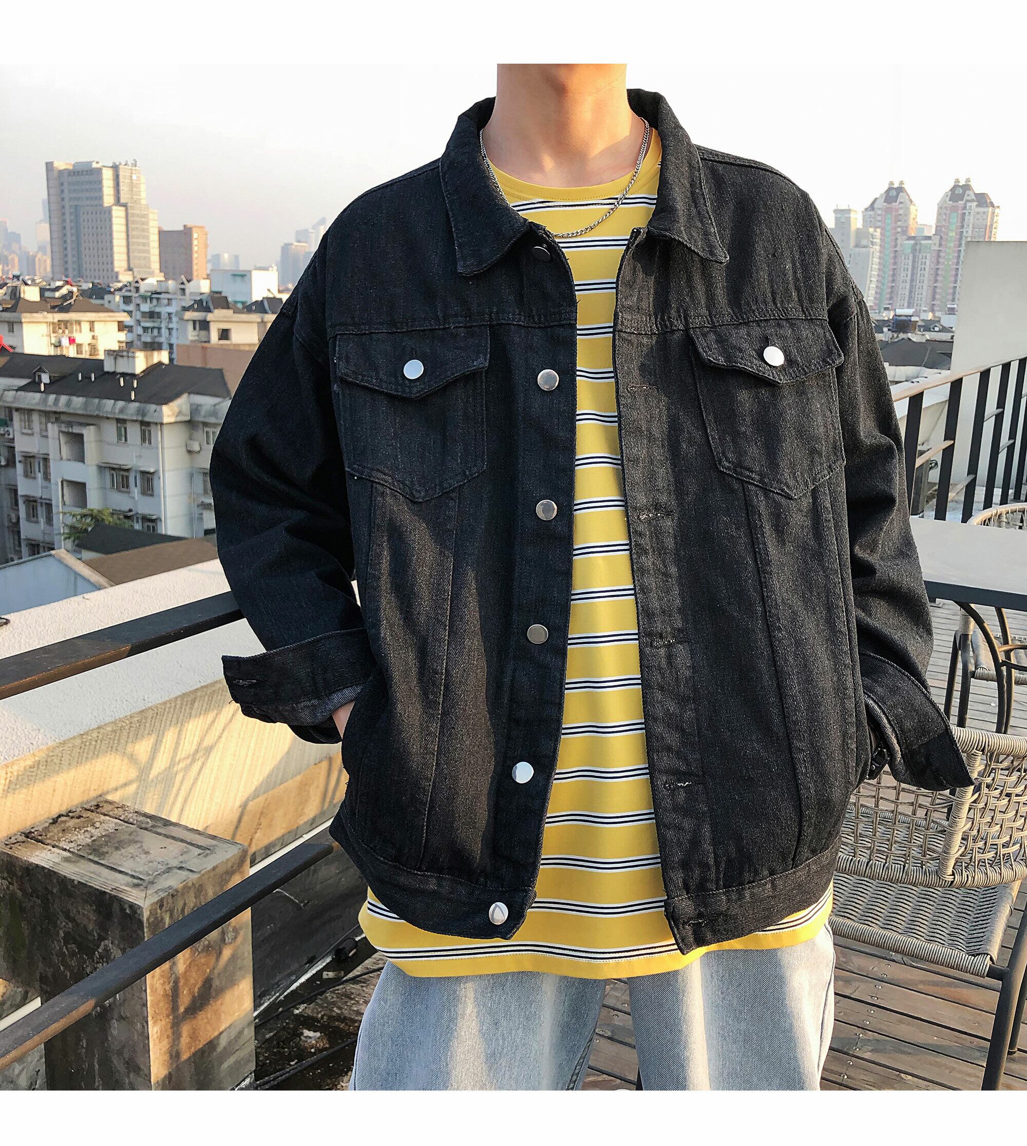 全2色 デニムジャケット アウター 羽織 カジュアル シンプル