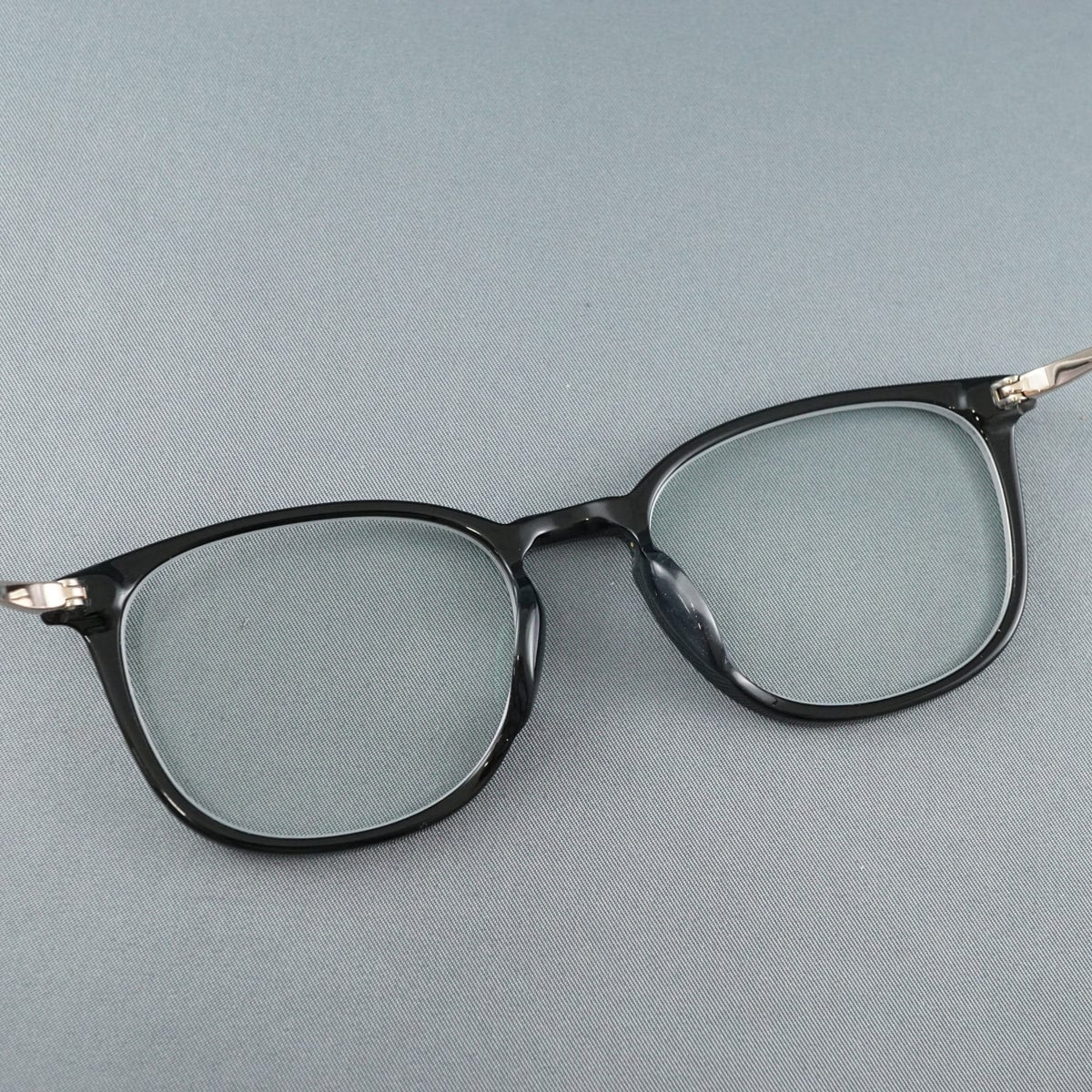 眼鏡 JINS R!M USED美品 ブラック ウェリントン ユニセックス 黒縁