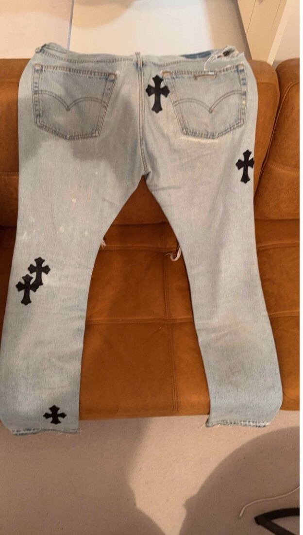 CHROME HEARTS クロムハーツ levi's リーバイス vintageクロスパッチ
