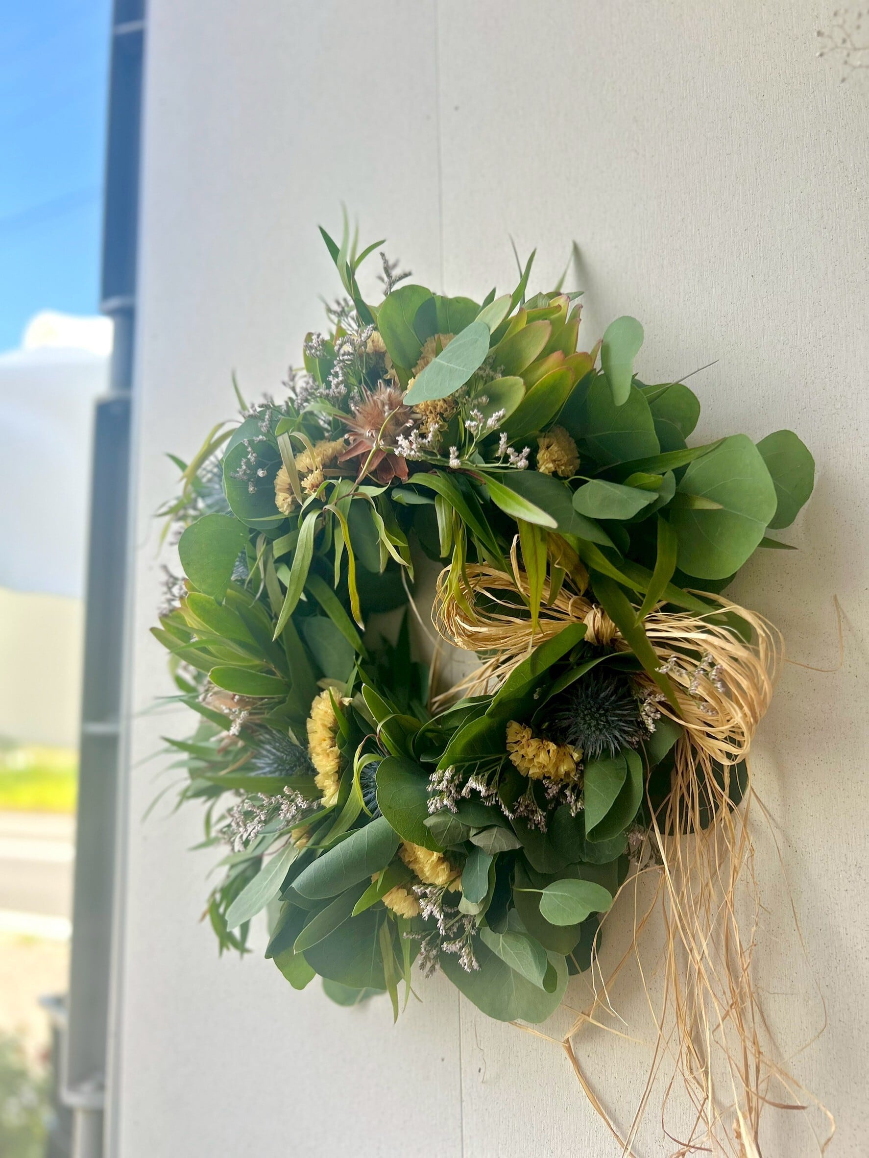 サマーグリーンリース 【wreath】【ドライフラワー】 | Siki [シキ