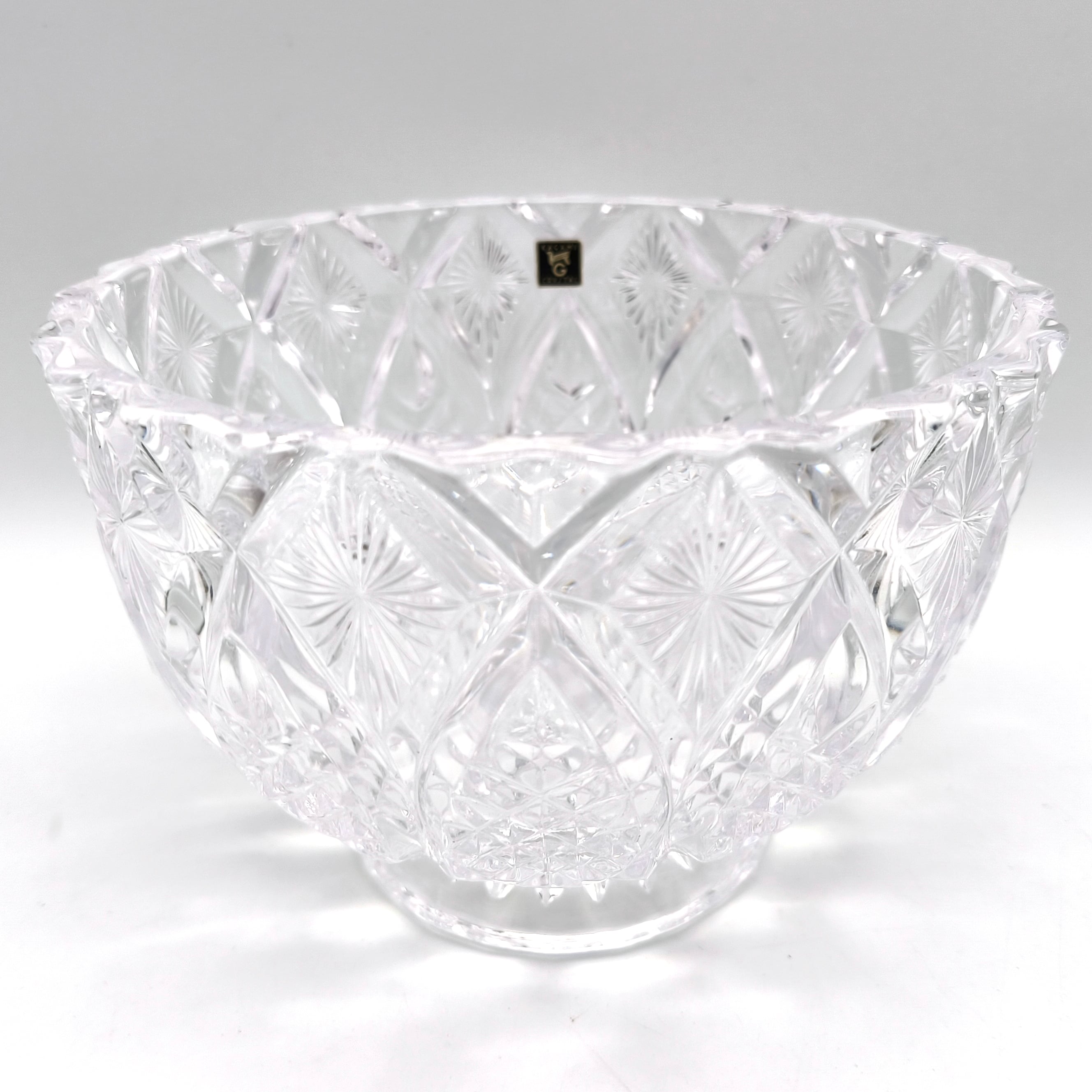 HOYA クリスタル　角皿 25.5センチ HOYA・クリスタル・ガラス皿・大皿・No.200329-064・梱包サイズ80
