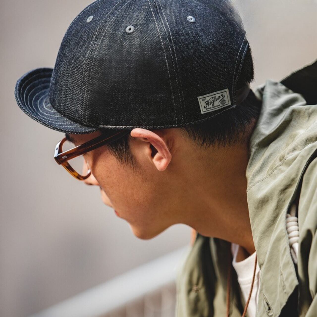 6パネル フラットバイザーキャップ 00543