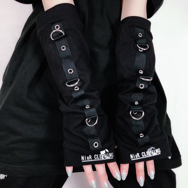 NieR アームカバー【BLACK×SILVER】