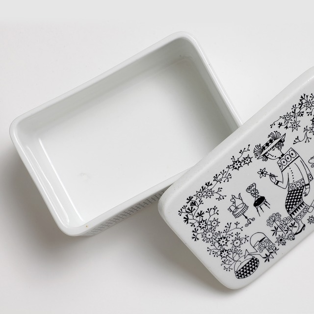 ARABIA アラビア Emilia バターケース 北欧ヴィンテージ