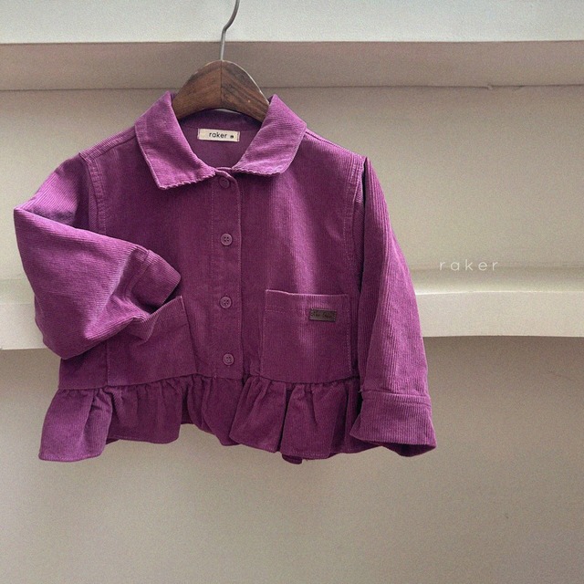 RAKER［取寄］(pink) frill abang shirt 26autumn