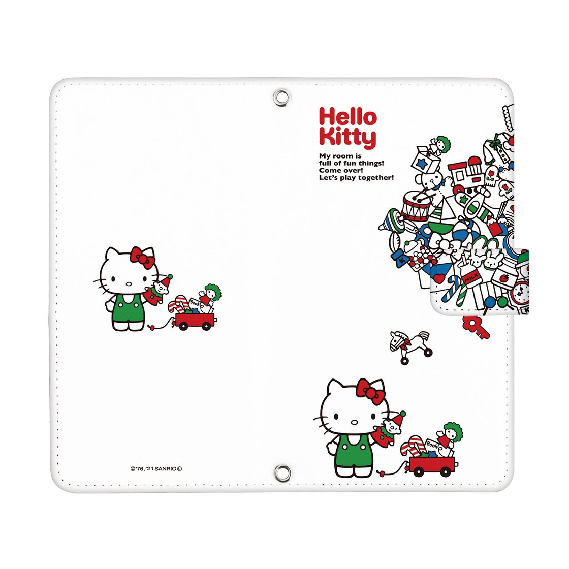 HELLOKITTY 手帳 真白 ハローキティ バインダー 6穴 未使用 1998年