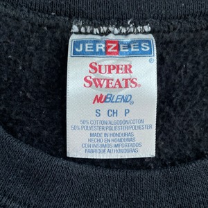 【JERZEES】スウェット ワンポイント 刺繍ロゴ ARCHBISHOP LYKE SCHOOL トレーナー プルオーバー SMALL SUPER SWEATS US古着