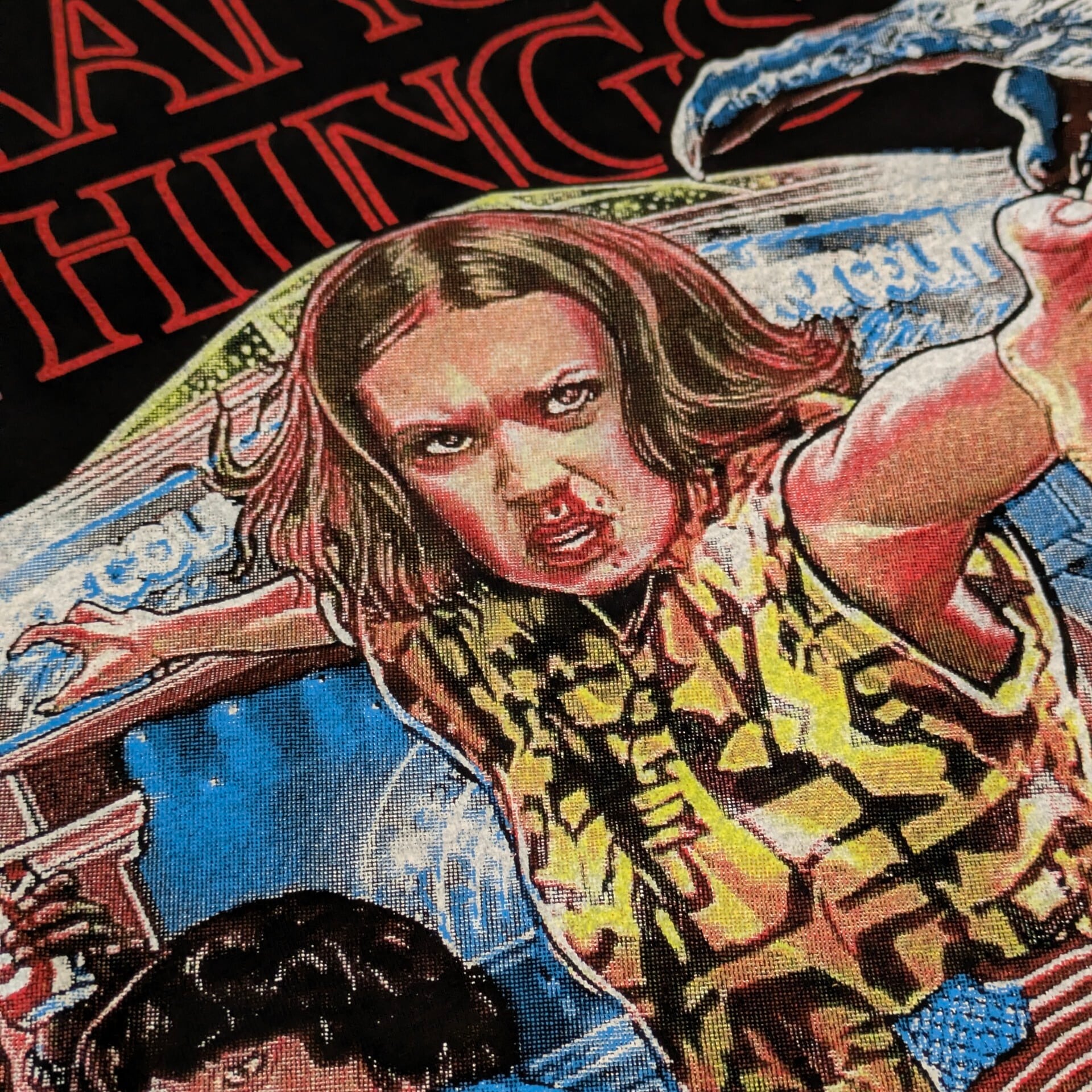 【 Stranger Things / ストレンジャーシングス  】ストレンジャーシングスSeason3 広告PRイラストデザイン / Tシャツ〚アメリカン雑貨 アメトイ〛