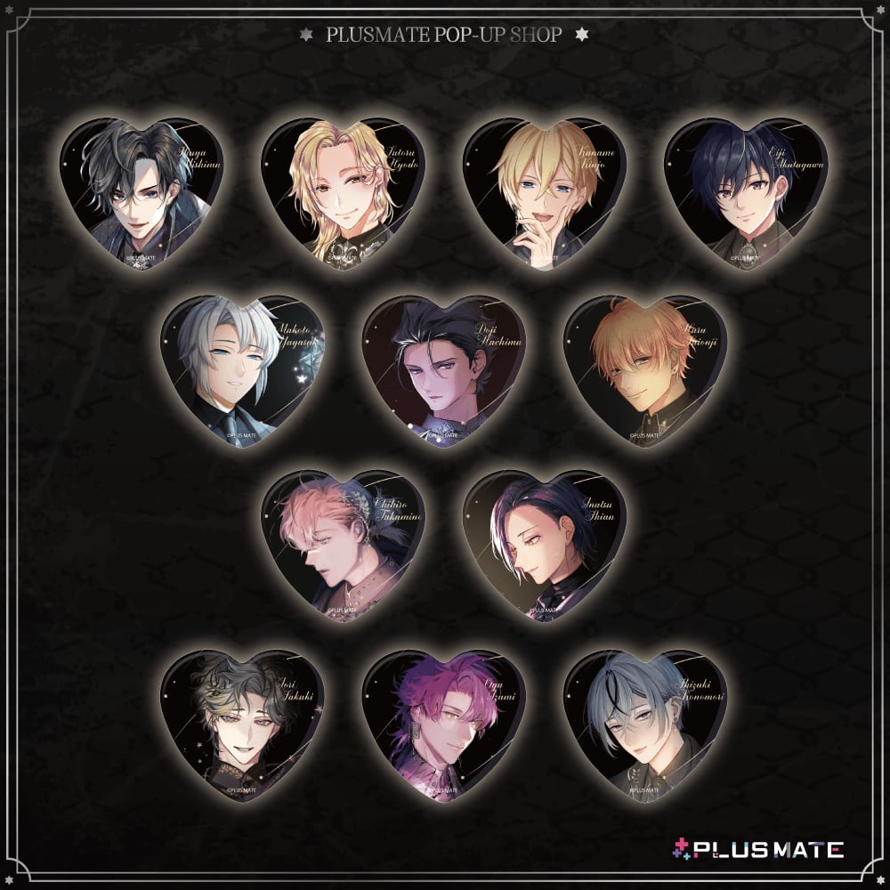 PLUSMATE うさ缶バッチ・ブロマイド・チェキ 東雲樂 PLUSMATE うさ缶