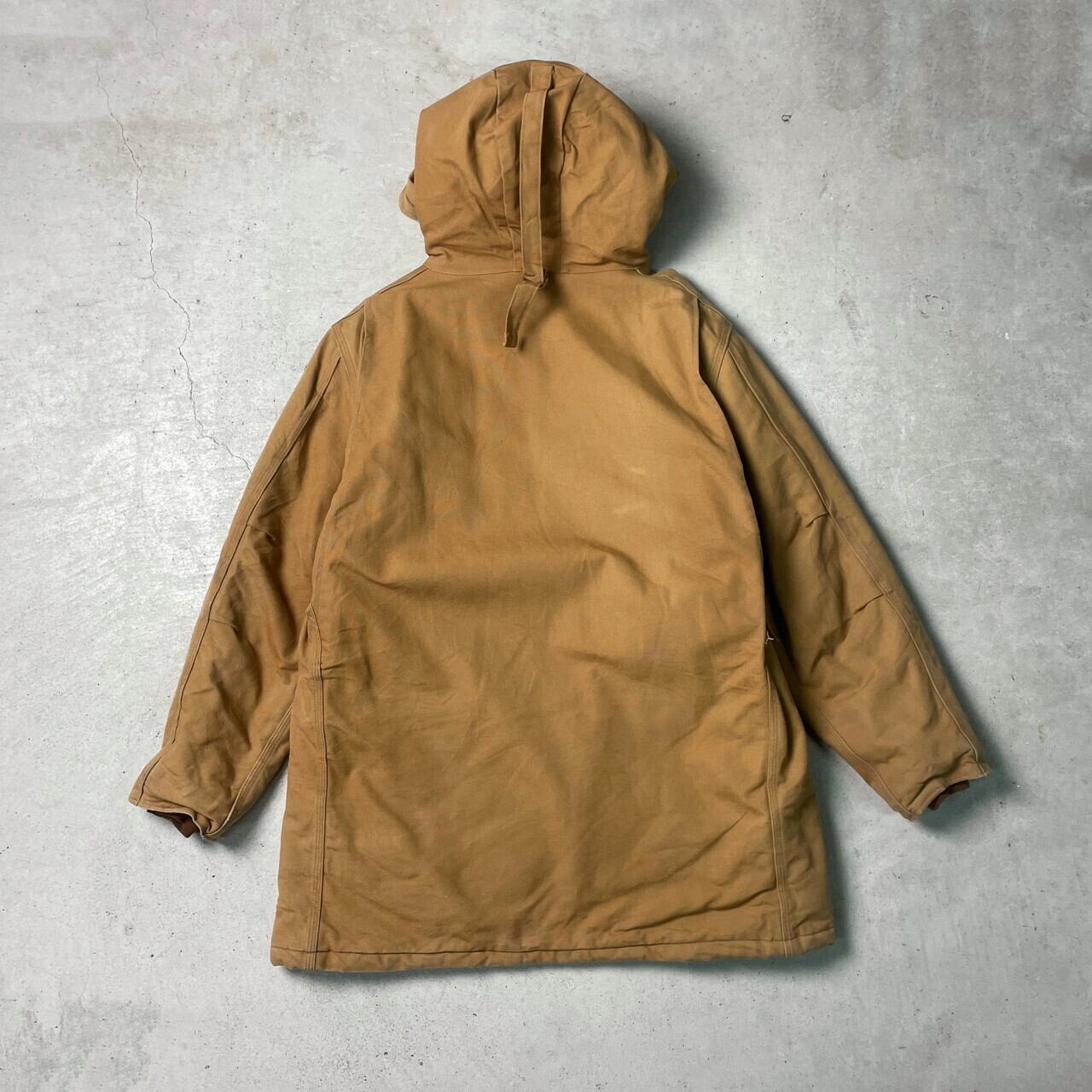 トンヌラ古着80s Carhartt USA製シベリアンパーカー　ダック中綿キルティング　L