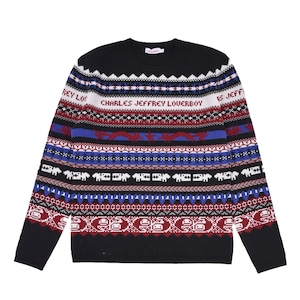 【CHARLES JEFFREY LOVERBOY】FINE FAIRISLE JUMPER(MULTI)