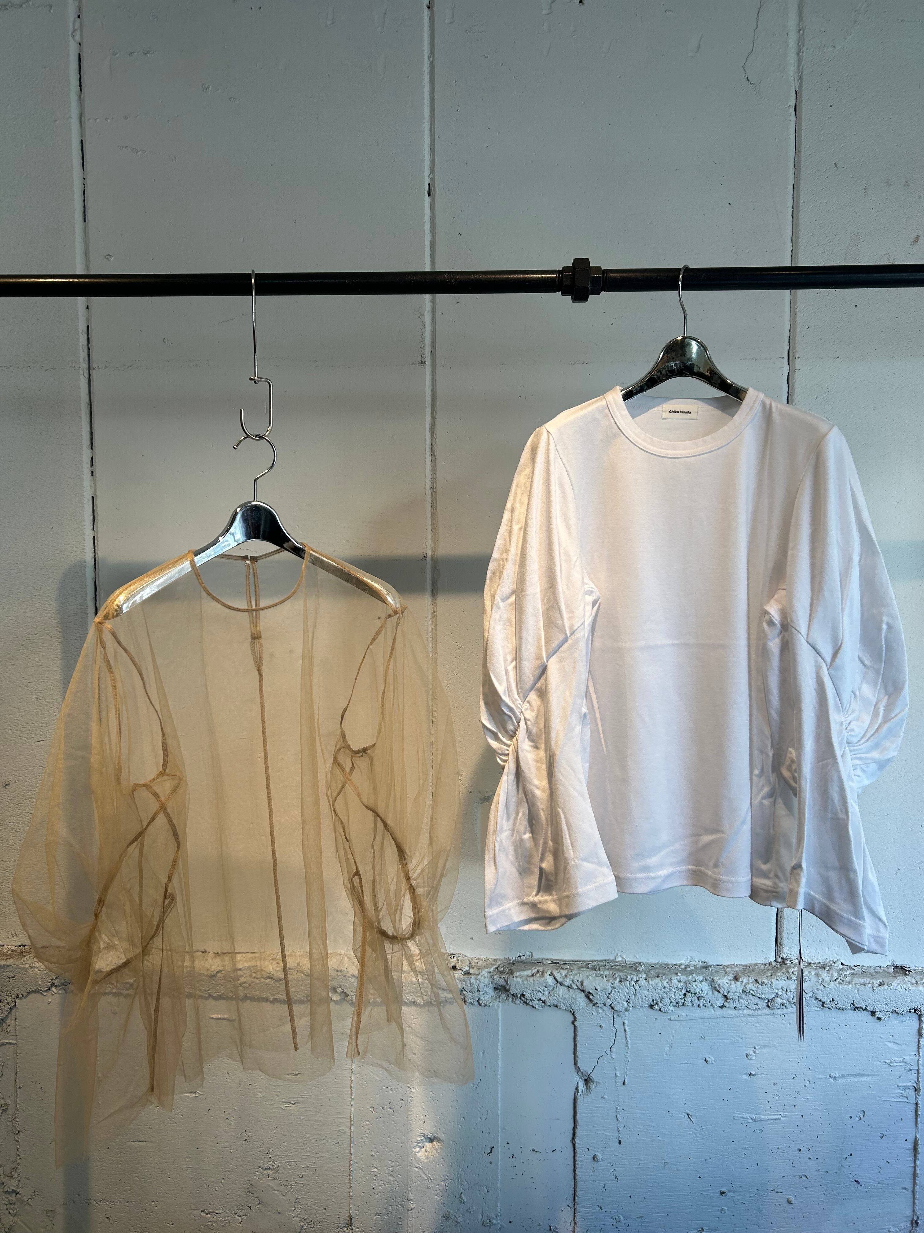 CHIKAKISADA 2pset designsleeve tulle tops | AAR