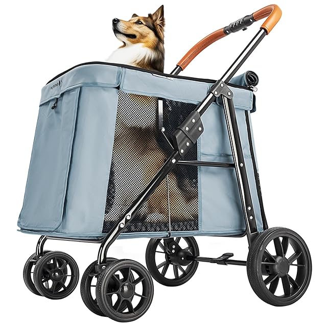 Cavoyo 犬用 カート 大容量 耐荷重73kg 老犬 ペットカート バギー