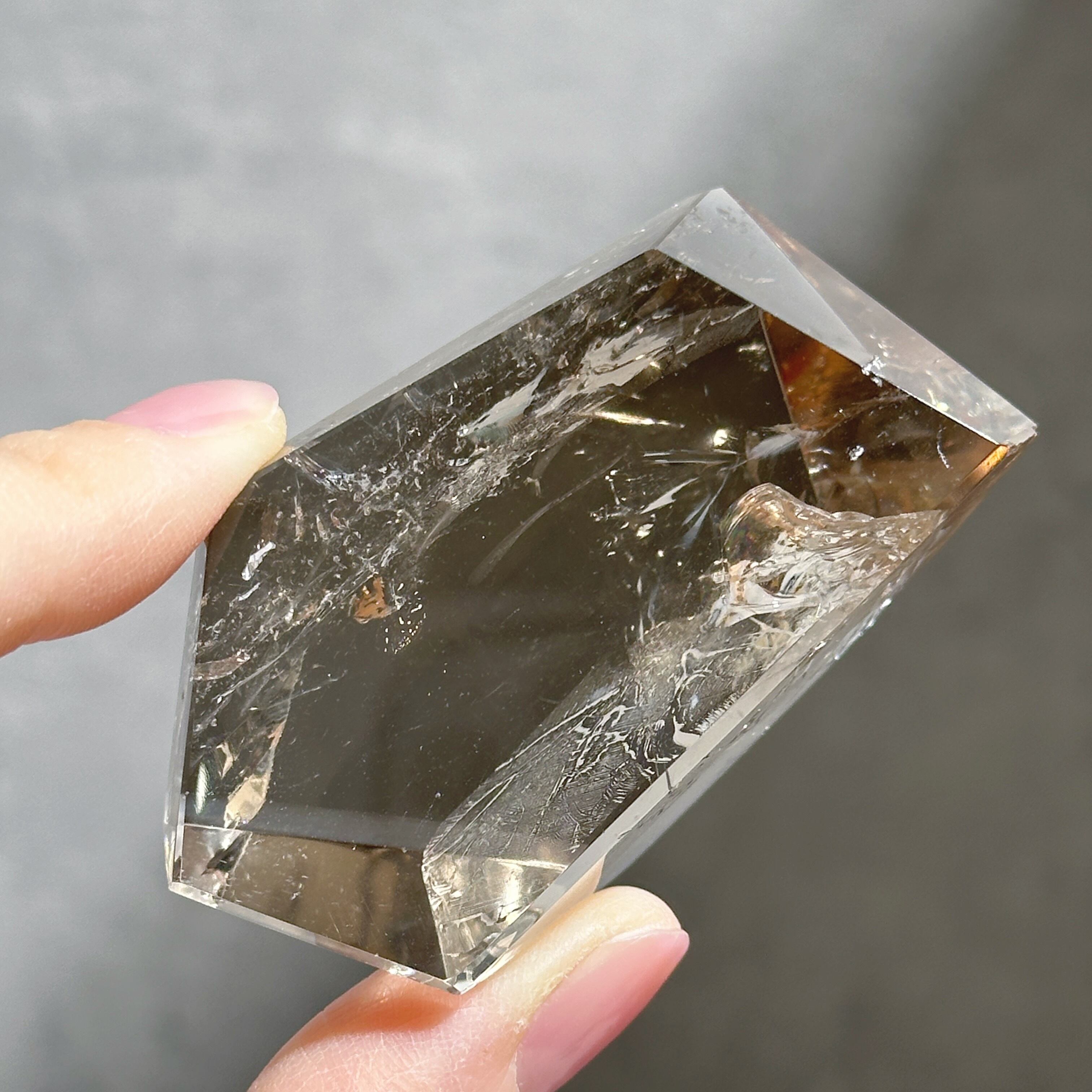 虹◎スモーキークォーツ フリーフォーム31◇ Smoky quartz ◇天然石