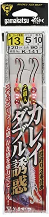 がまかつ(Gamakatsu) カレイダブル誘惑仕掛 K141 13号-ハリス5. 43279-13-5-07