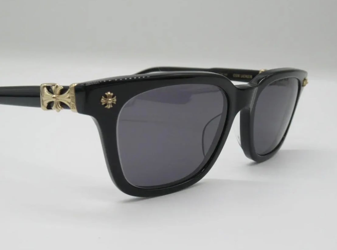 CHROME HEARTS クロムハーツ サングラス COX UCKER 18KGP ゴールド