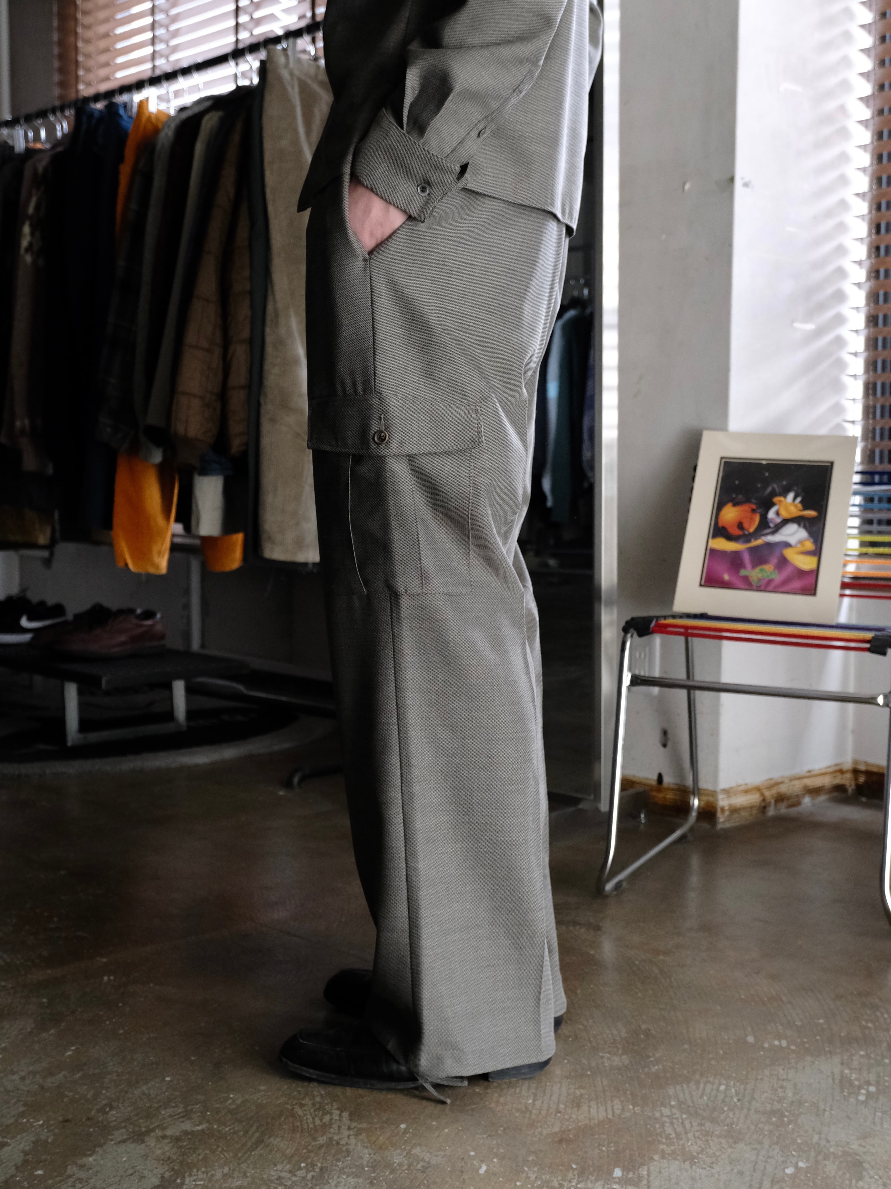 SOSHIOTSUKI】 BUBBLE WAIST CARGO TROUSERS | THE OUR