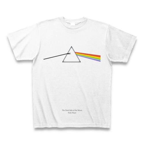 Pink Floyd（ピンク・フロイド）「狂気」反転プリズムTシャツB