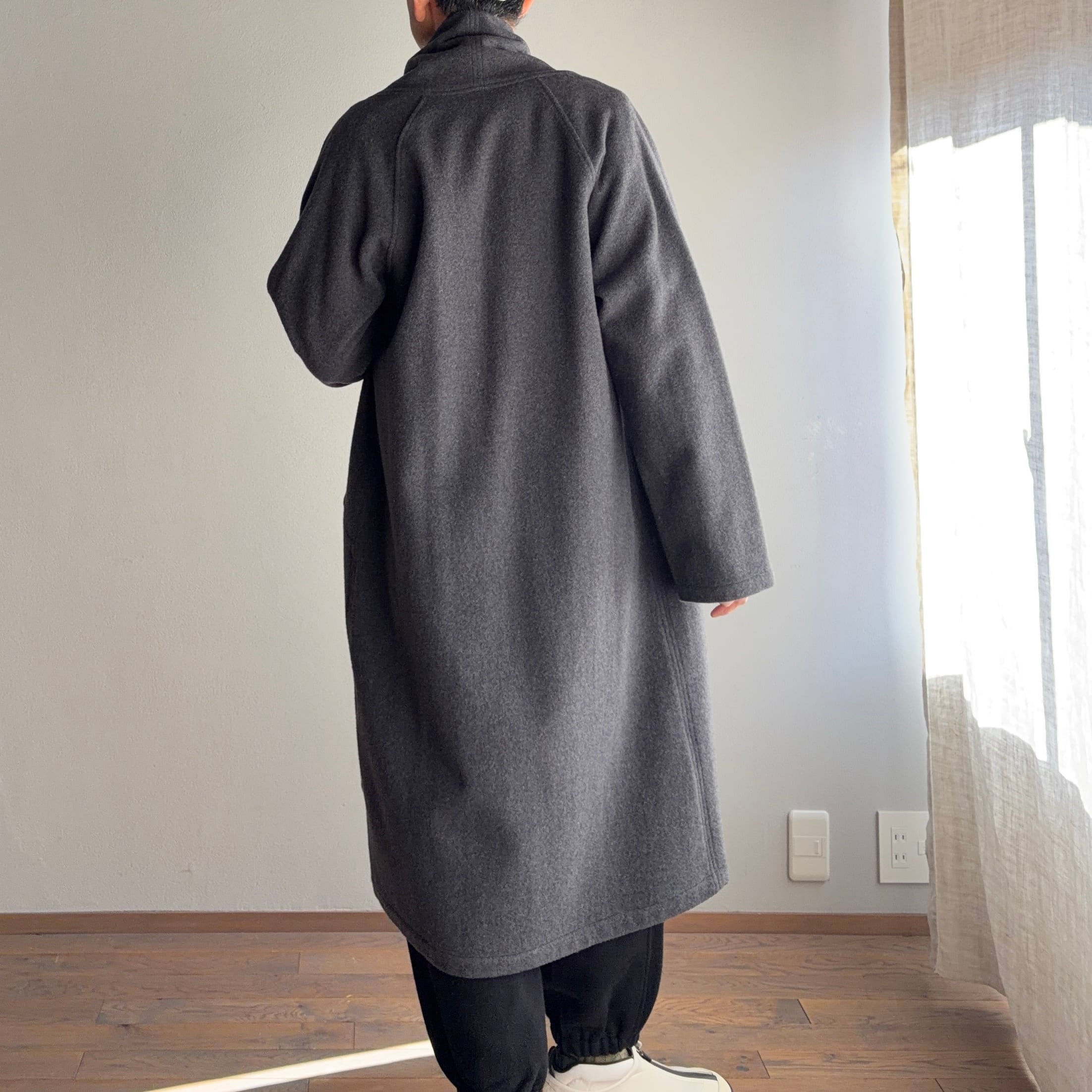 MITTAN CT-20 半纏ロングコート 灰 | Routes*Roots