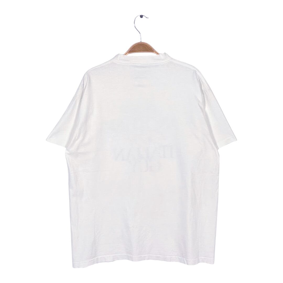 90s メッセージT USA製 ヴィンテージ Tシャツ ホワイト シングル 90s メッセージT USA製 ヴィンテージ Tシャツ ホワイト シングル