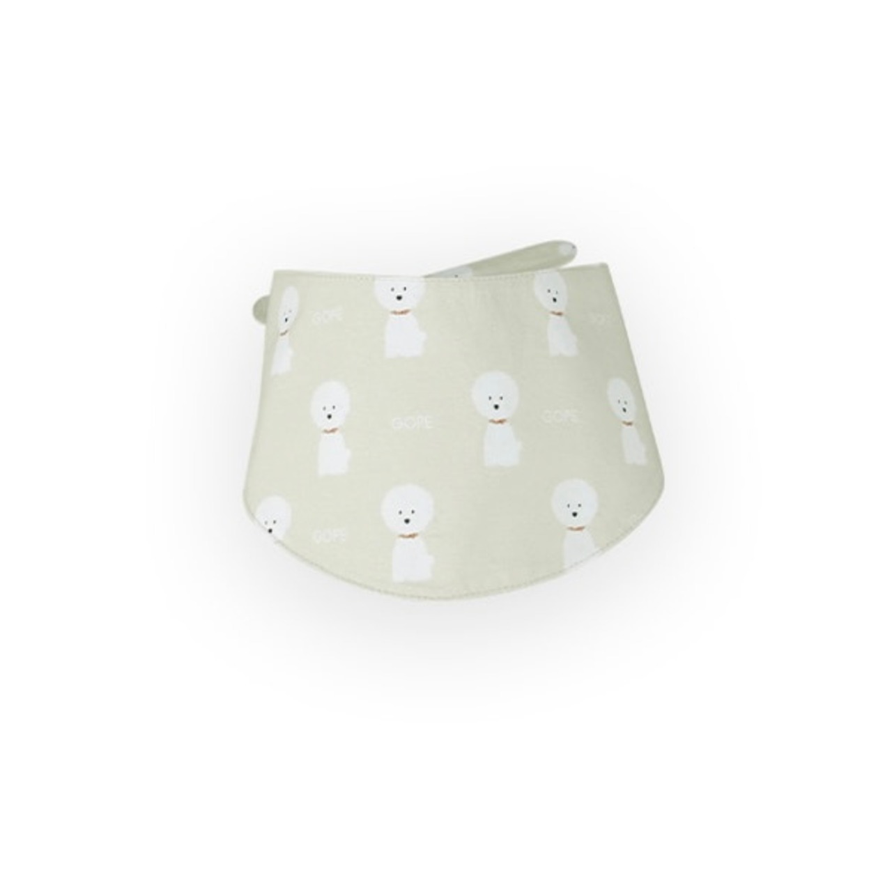 【予約】[ GOPE ] Picture Dog Bandana｜WHITE × IVORY - 7