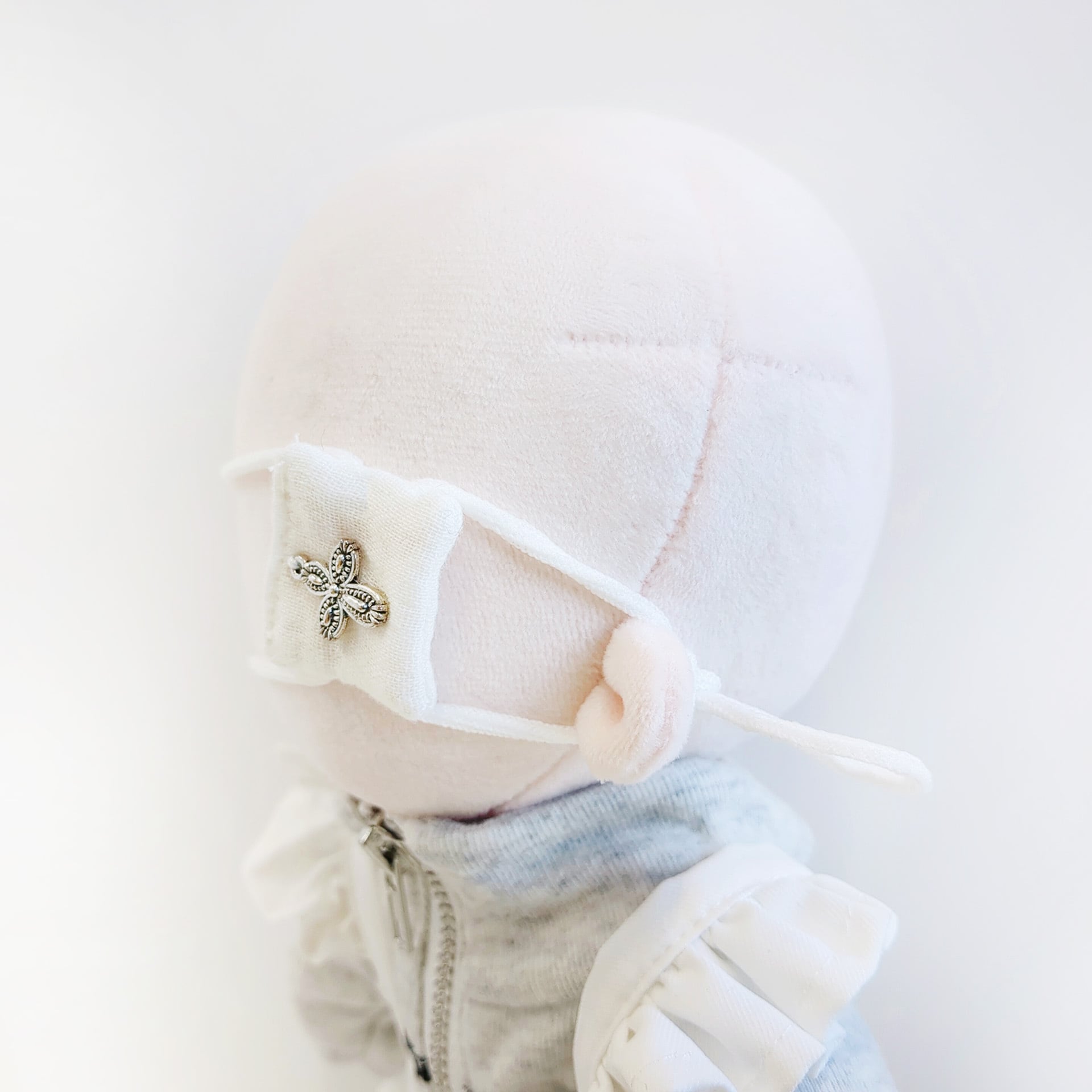 226【20cm】ロックなモノクロジャージメイド グレー | Little Closet