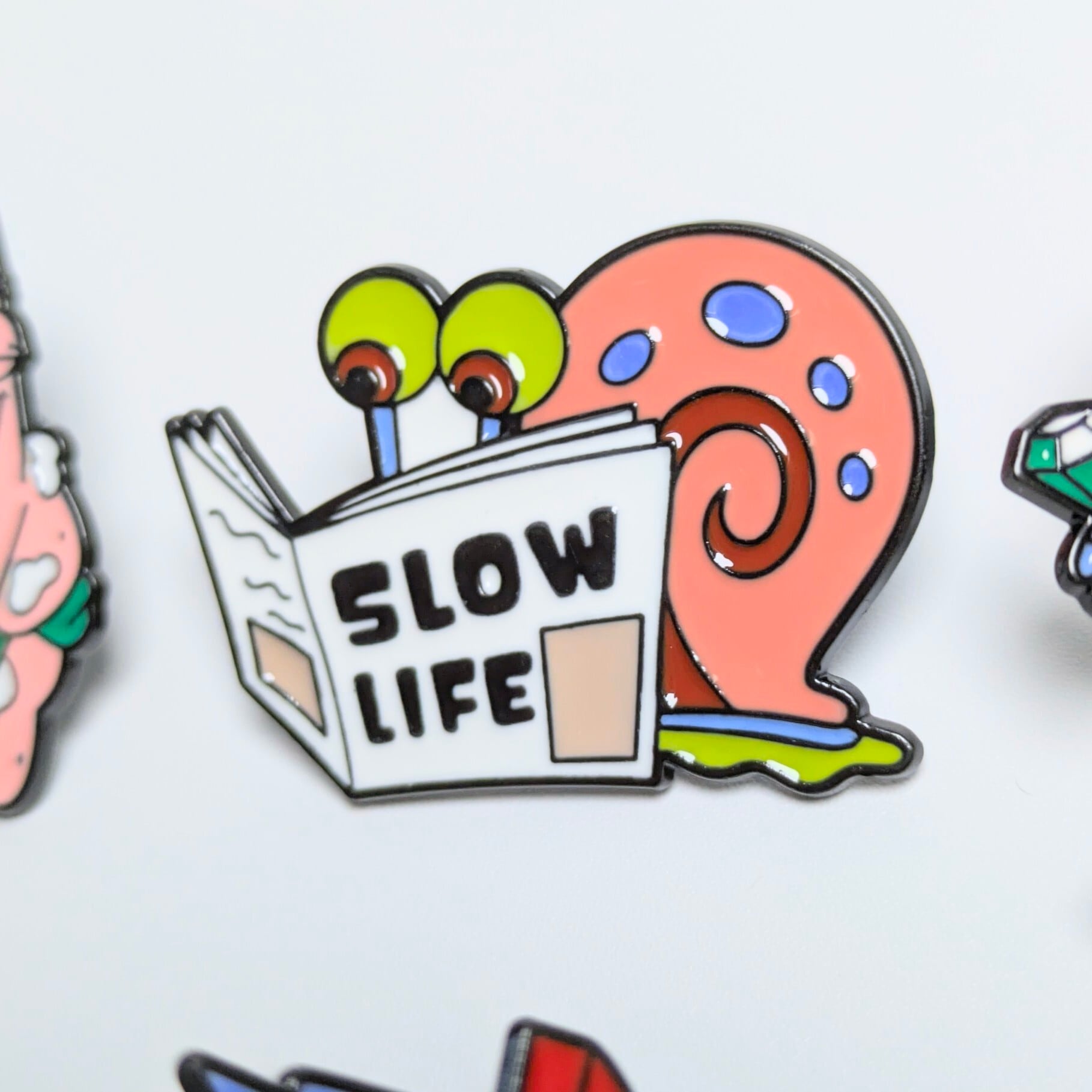 送料無料！ ★ピンズ PINS★ピンバッジ 【 SpongeBob SquarePants（スポンジボブ）】ピンズ8Pセット / ピンバッジ / PINS〚アメリカン雑貨 アメトイ〛