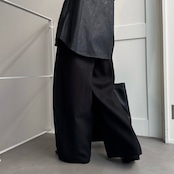 Tie belt wide curve PT/black