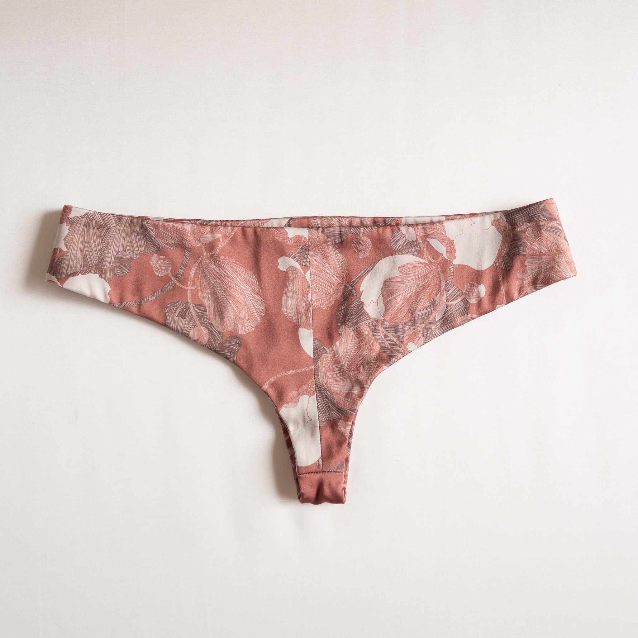 ブラジリアンカットショーツ Mauve print | Basara