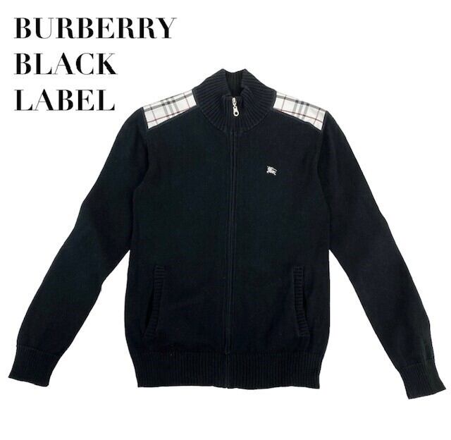 中古 バーバリーブルーレーベル BURBERRY BLUELABEL ジップアップ