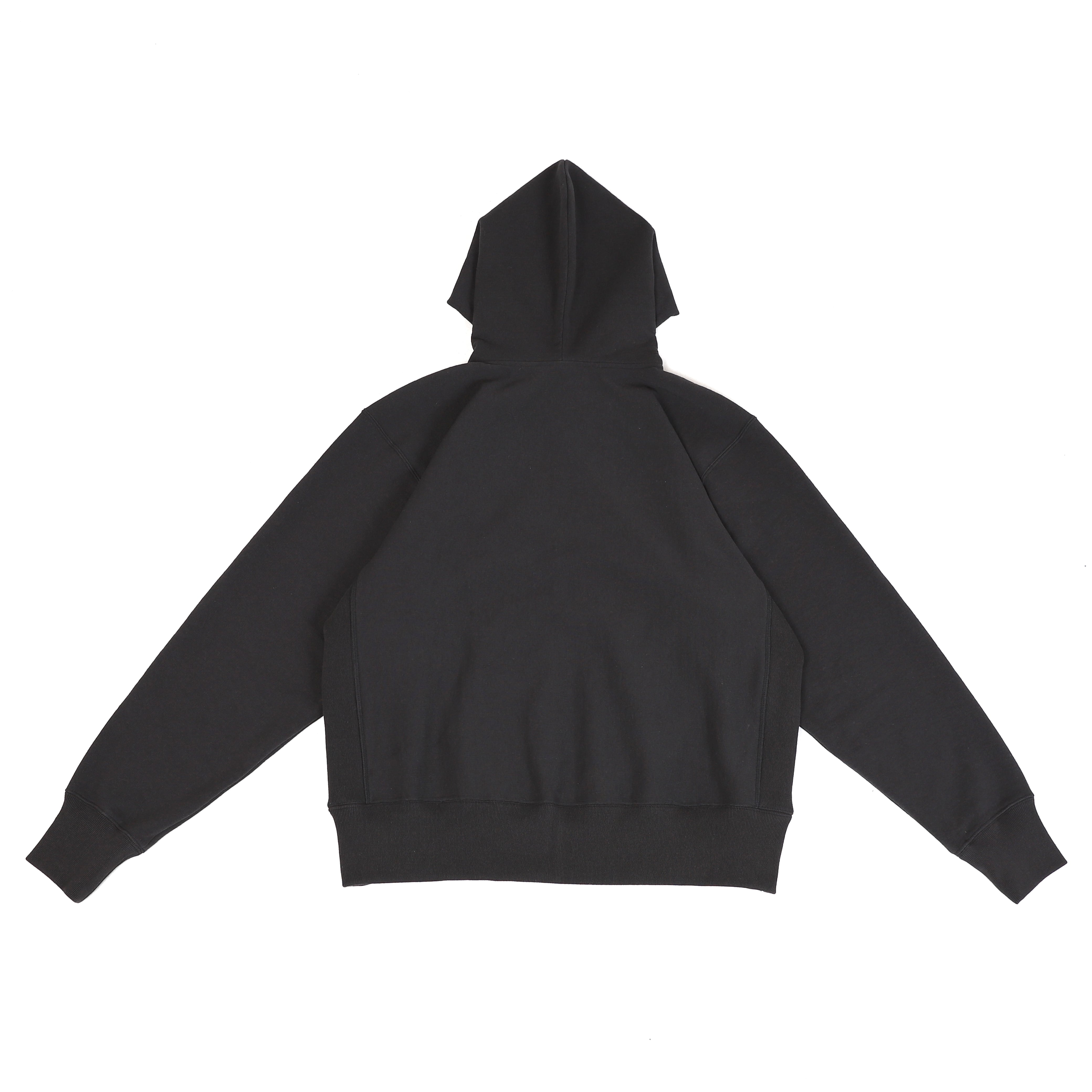 American Cotton Heavy OZ Zip Hoodie (black) | OVY