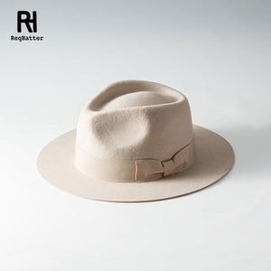 Req Hatter レックハッター MIDDLE BRIM FLAT HAT ミドルブリムフラットハット ライトベージュ