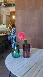 ぽこぽこパープルの花瓶