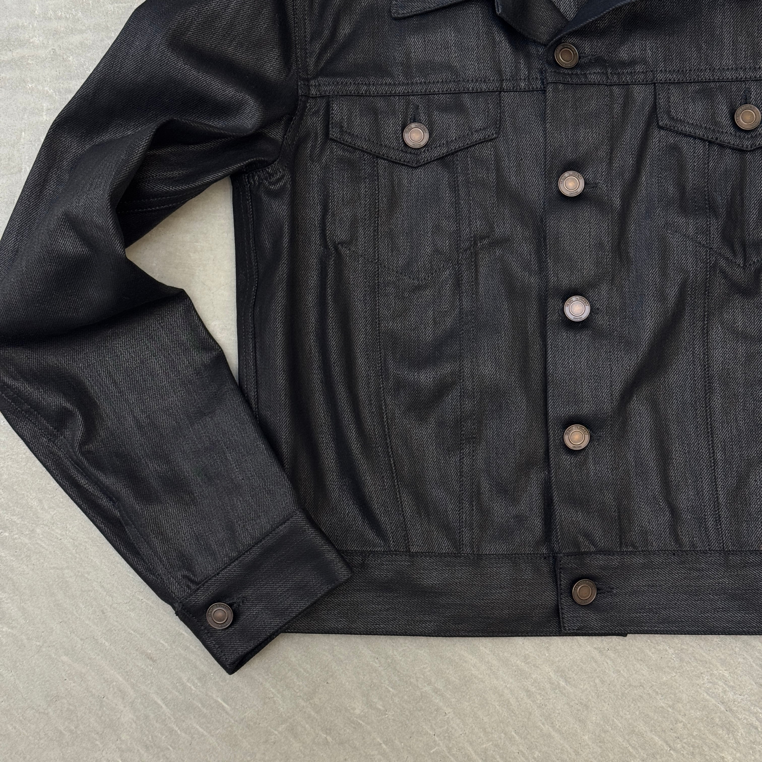 SAINT LAURENT Denim jacket cotton black L | ASSET VINTAGE アセット