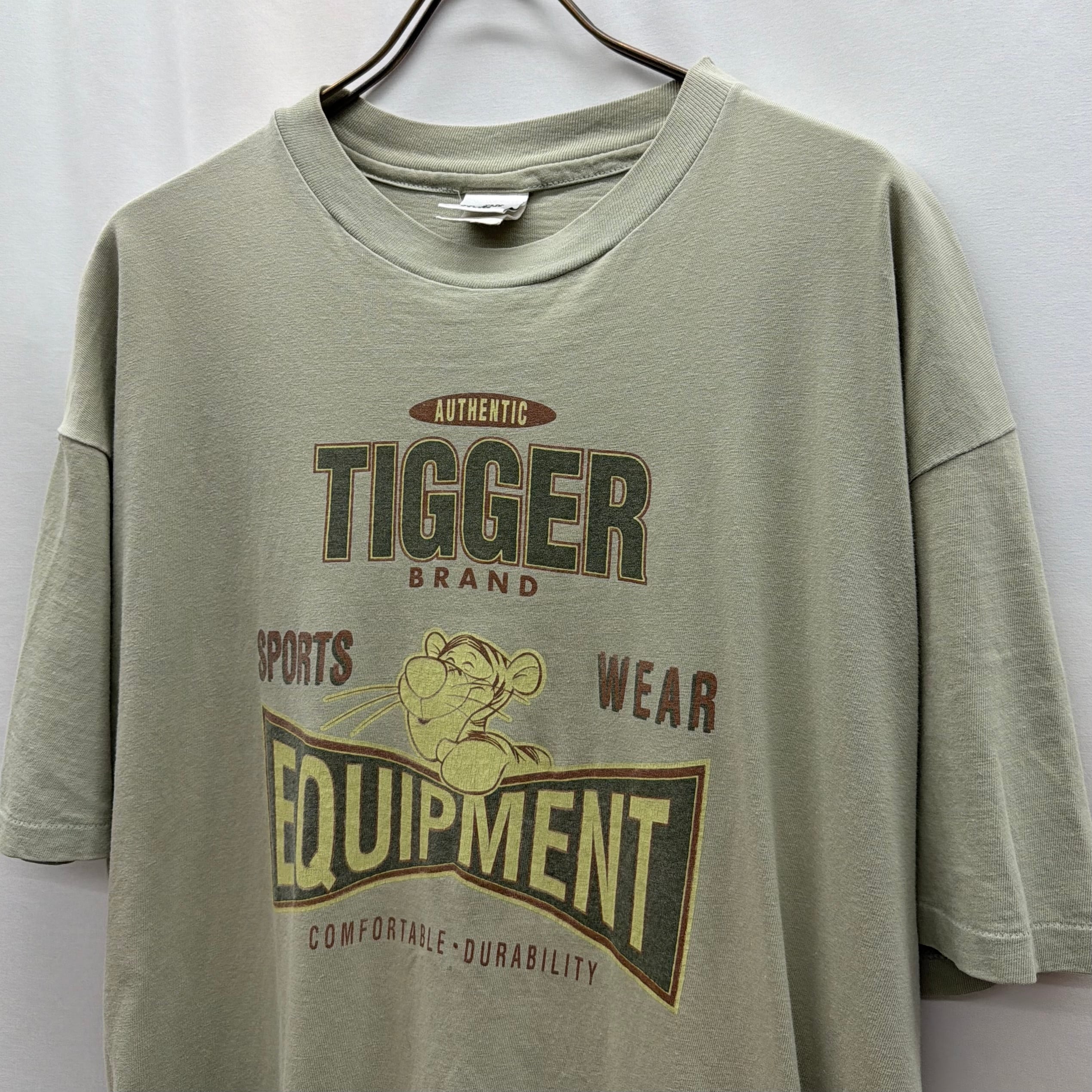 Disney】90s ティガー Tシャツ tee シングルステッチ プーさん 古着