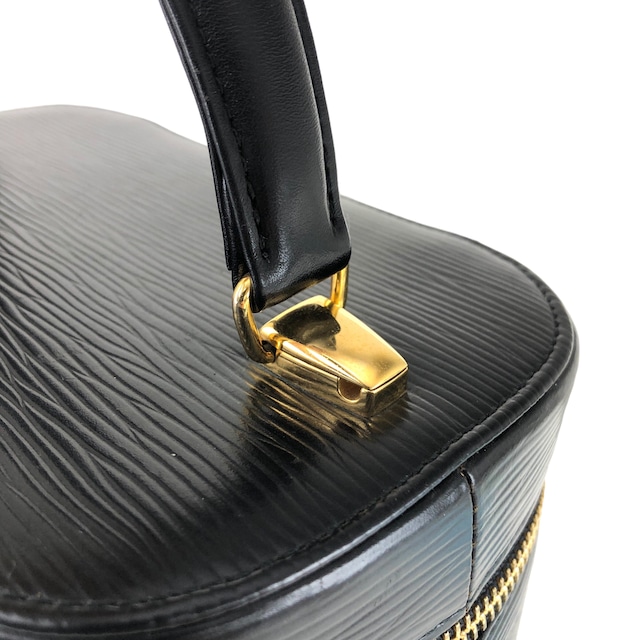 VALENTINO GARAVANI ヴァレンティノガラヴァーニ ハンドバッグ ブラック ロゴ レザー バニティバッグ vintage ヴィンテージ オールド hfnkds