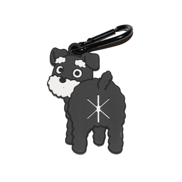 【シュナウザー（ブラック&シルバー）】Poopホルダー_お散歩マナー袋ホルダー