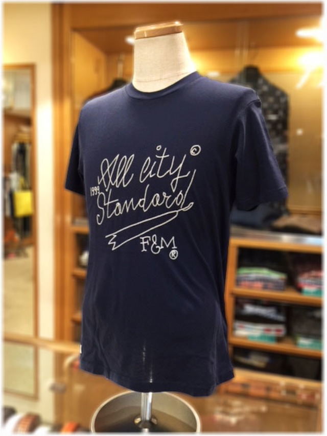 【FRANKLIN＆MARSHALL】　 ﾌﾗﾝｸﾘﾝﾏｰｼｬﾙ　　- Italy - 　　　 ｸﾙｰﾈｯｸ 半袖Tｼｬﾂ