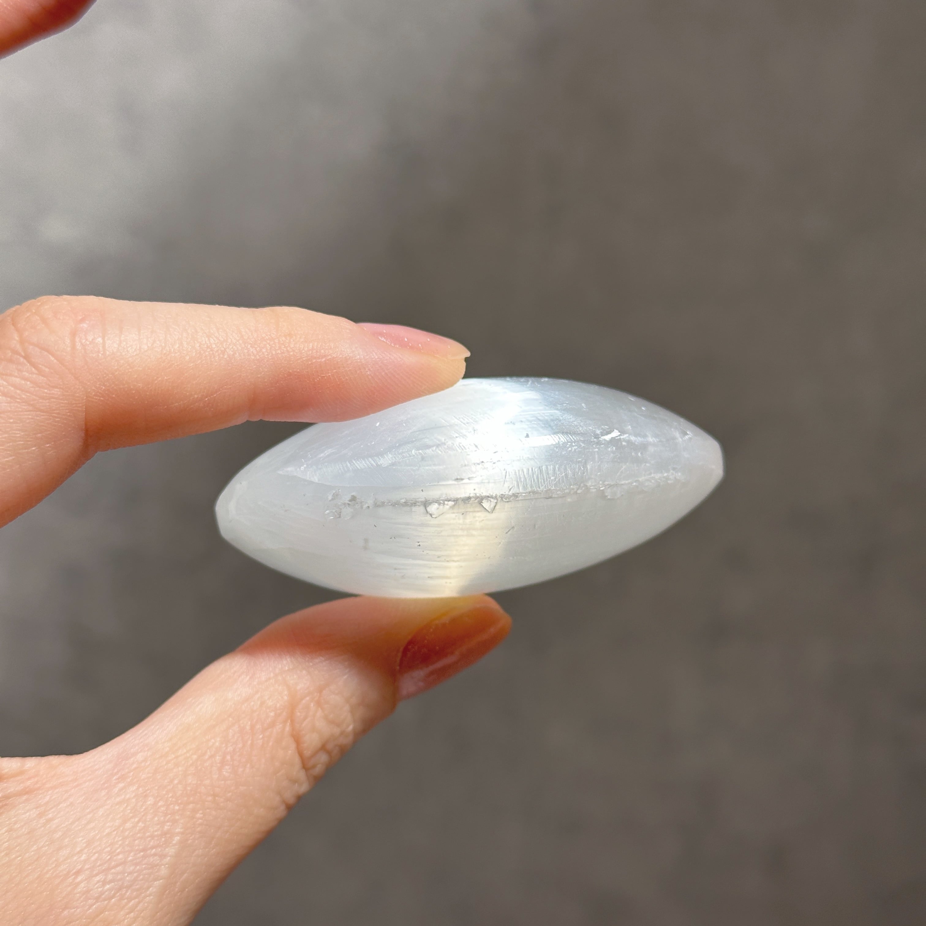 セレナイト パームストーン12♢Selenite♢天然石・鉱物